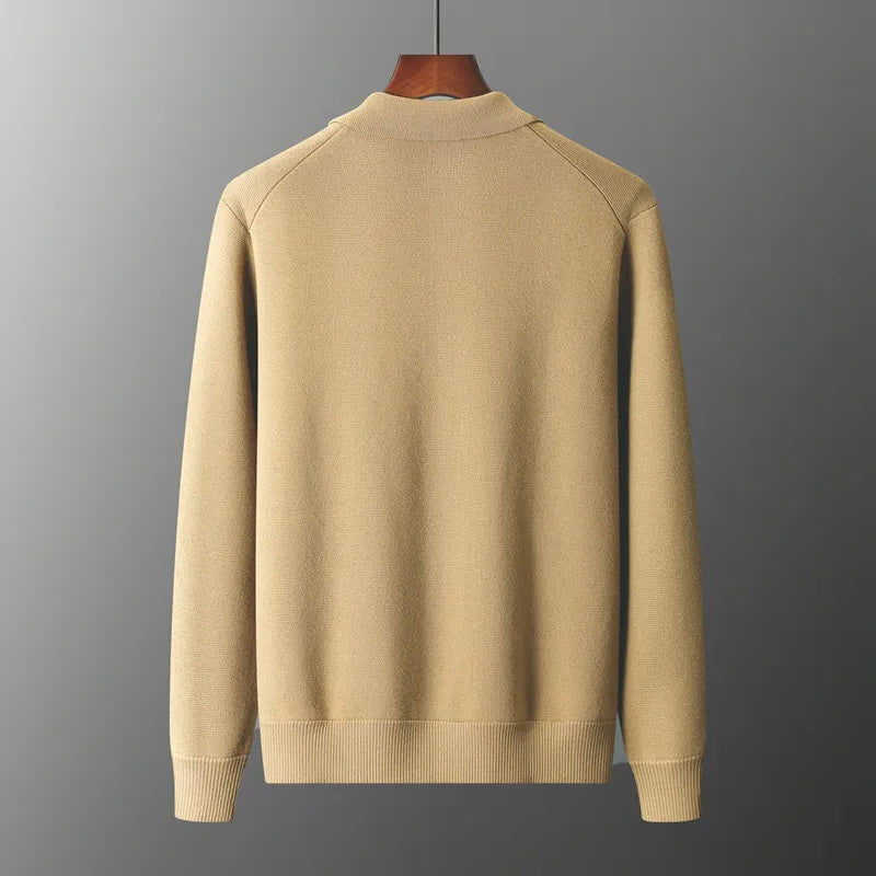Benjamin - Klassischer Winter Merino Wollstrickcardigan für Herren