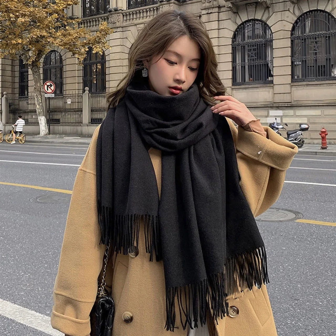 Warmer Schal für Damen