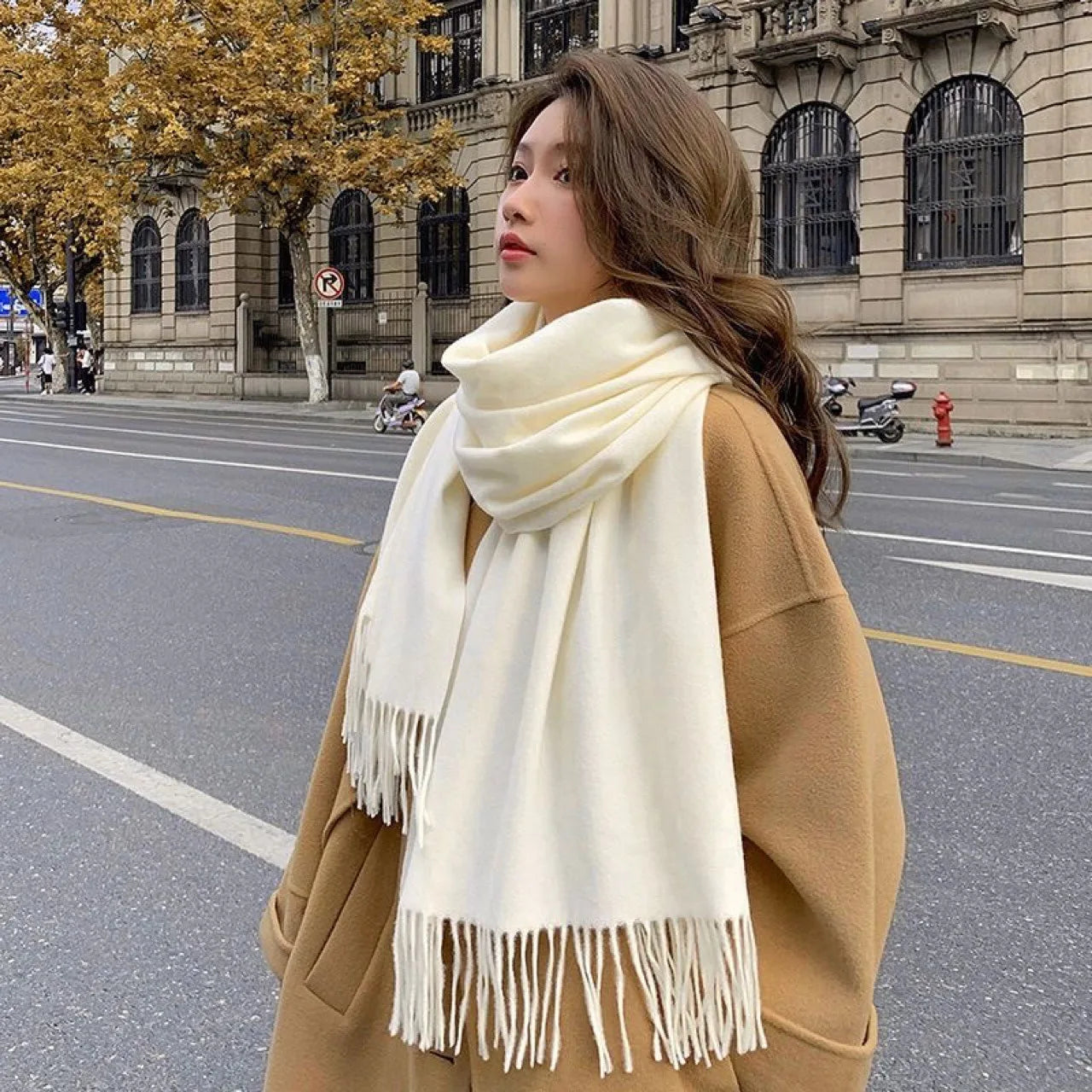 Warmer Schal für Damen