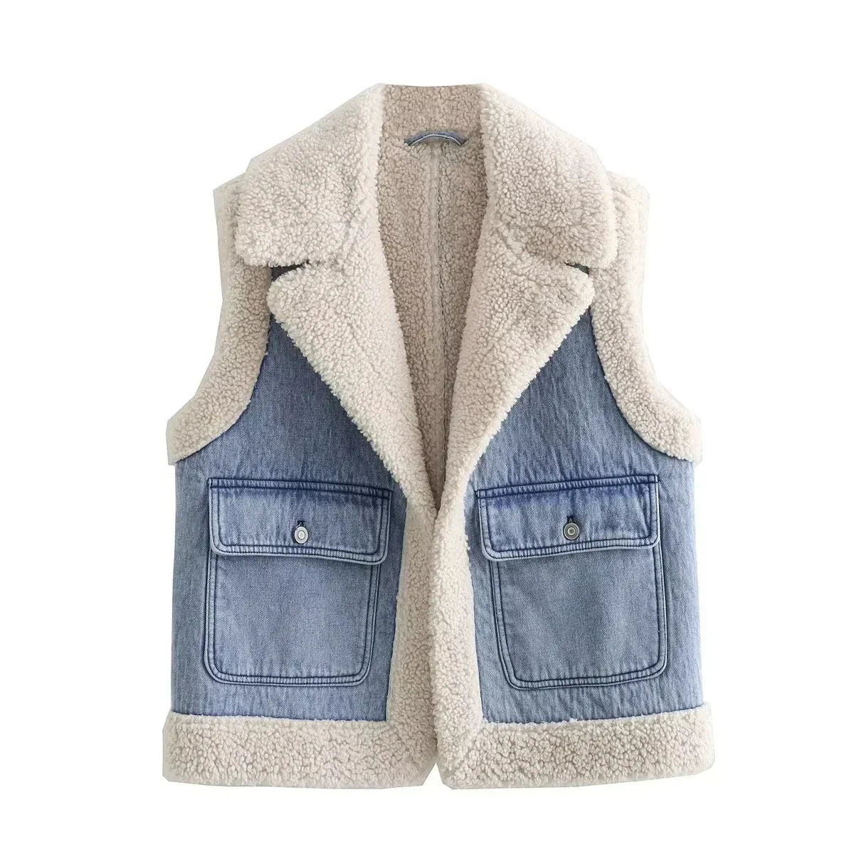 Trendige Denim-Westen für Damen
