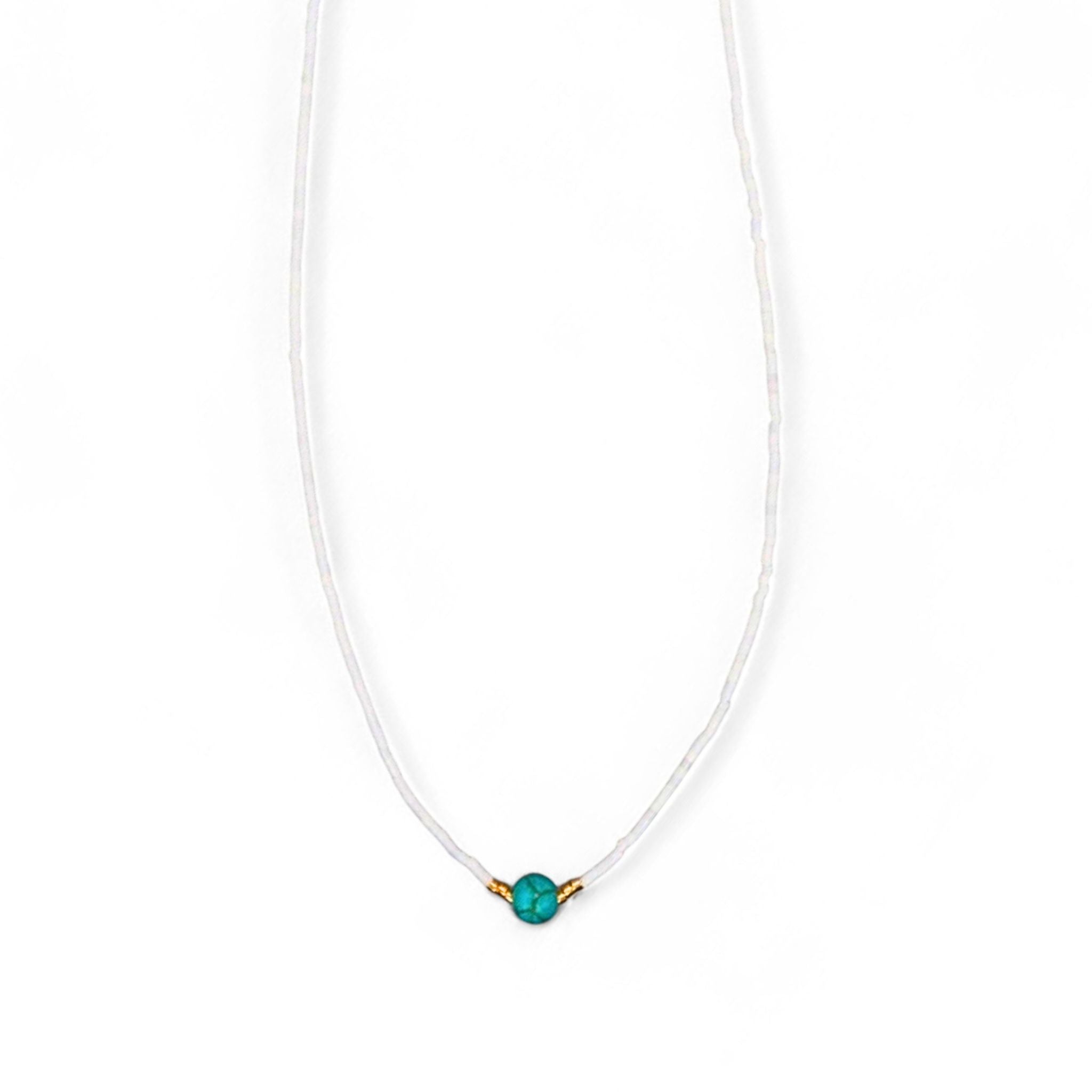 Alruna - Boho-Glasperlen-Choker-Halskette