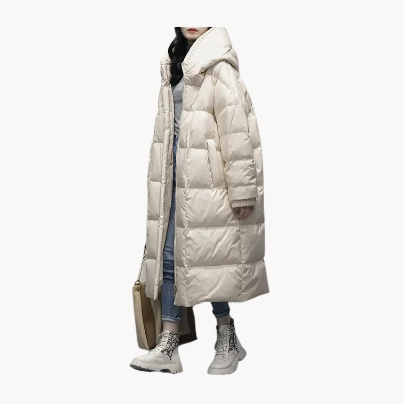 Giada | Elegantes langes Design Damen-Pufferjacke