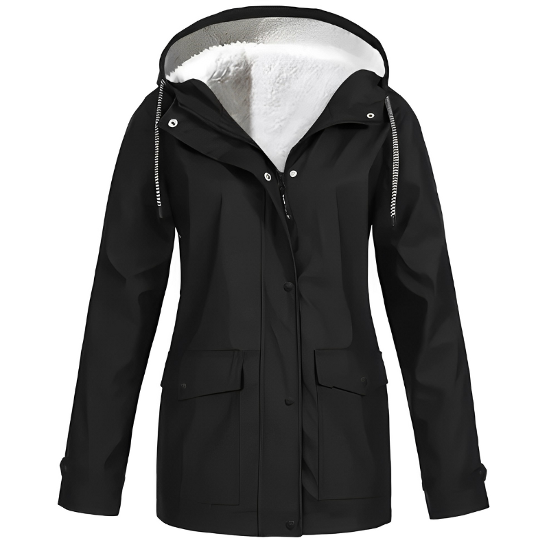 Laura | Stylische Fleece gefütterte Wärme Damenjacke