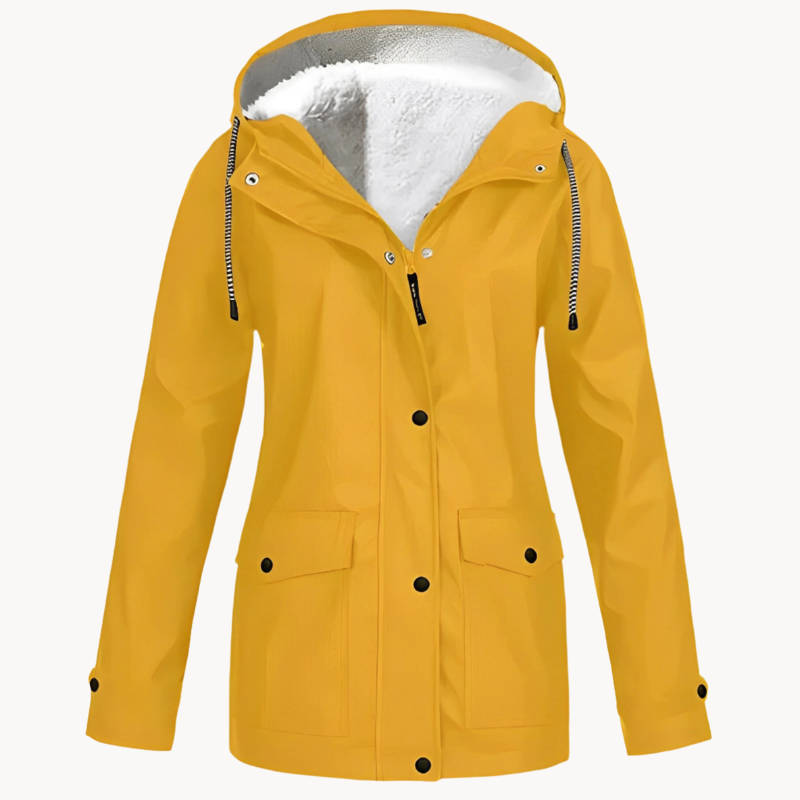Laura | Stylische Fleece gefütterte Wärme Damenjacke