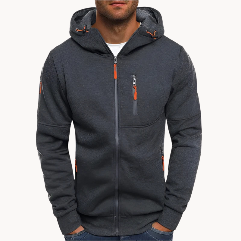 Anselm | Stilvolle, leichte Komfort Herren Tech Fleece Jacke