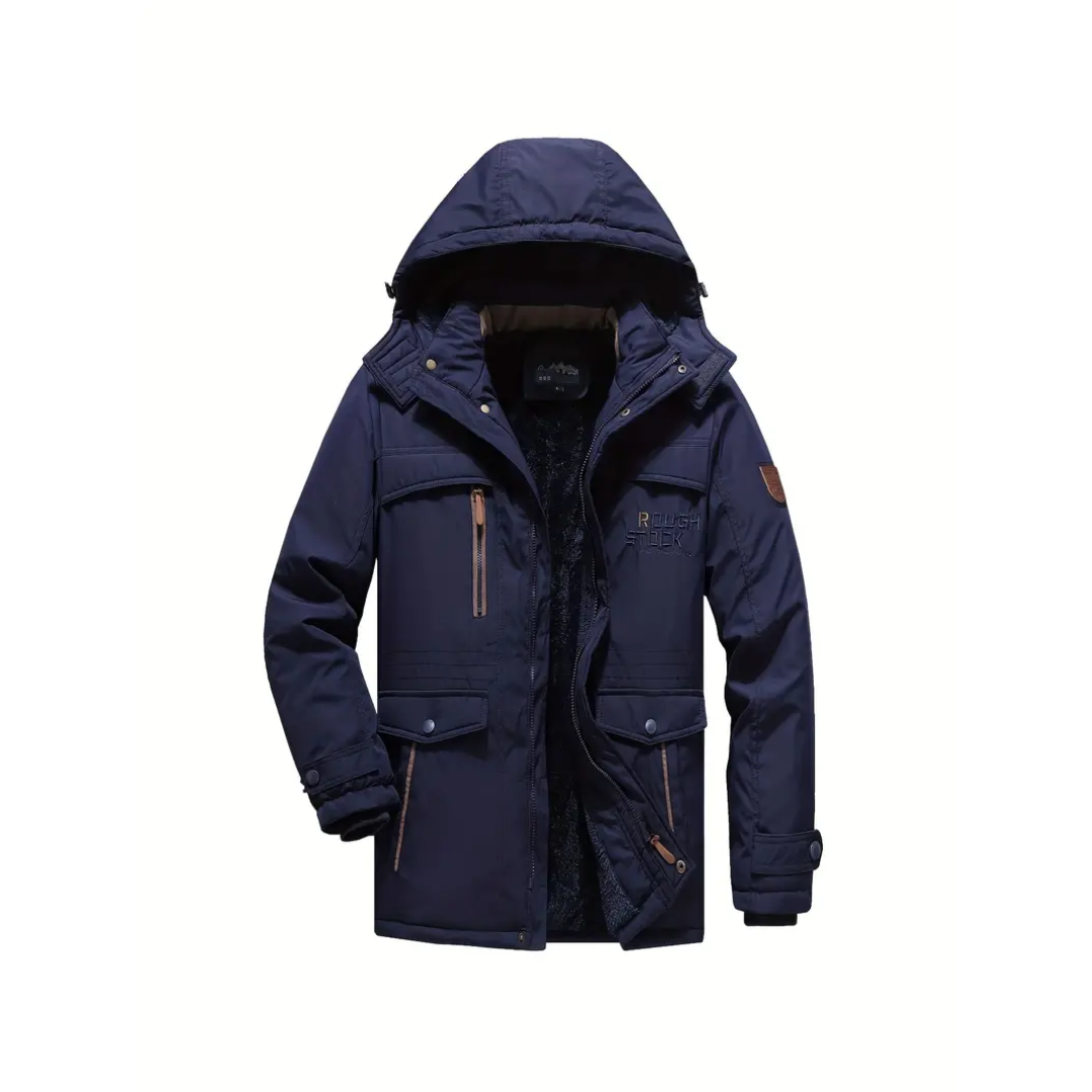 Bas - Blaue Herren Winterjacke