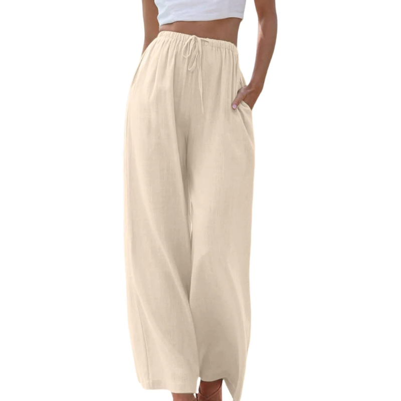 Weite Sommerhose | Elastischer Bund | Luftiger Schnitt