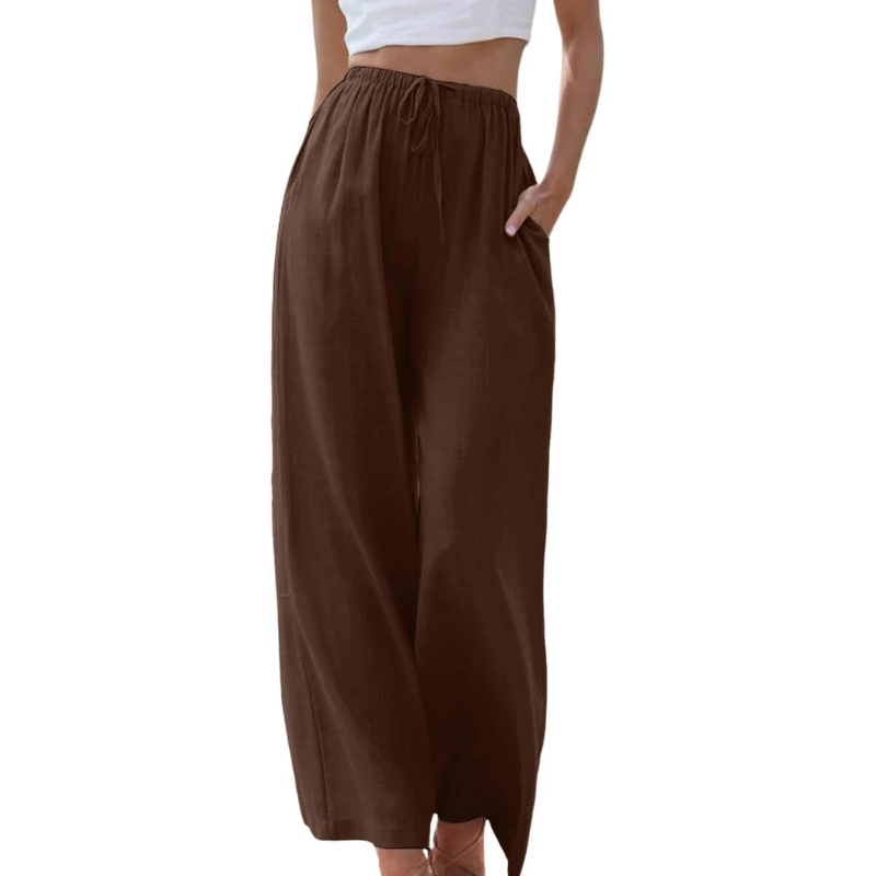Weite Sommerhose | Elastischer Bund | Luftiger Schnitt