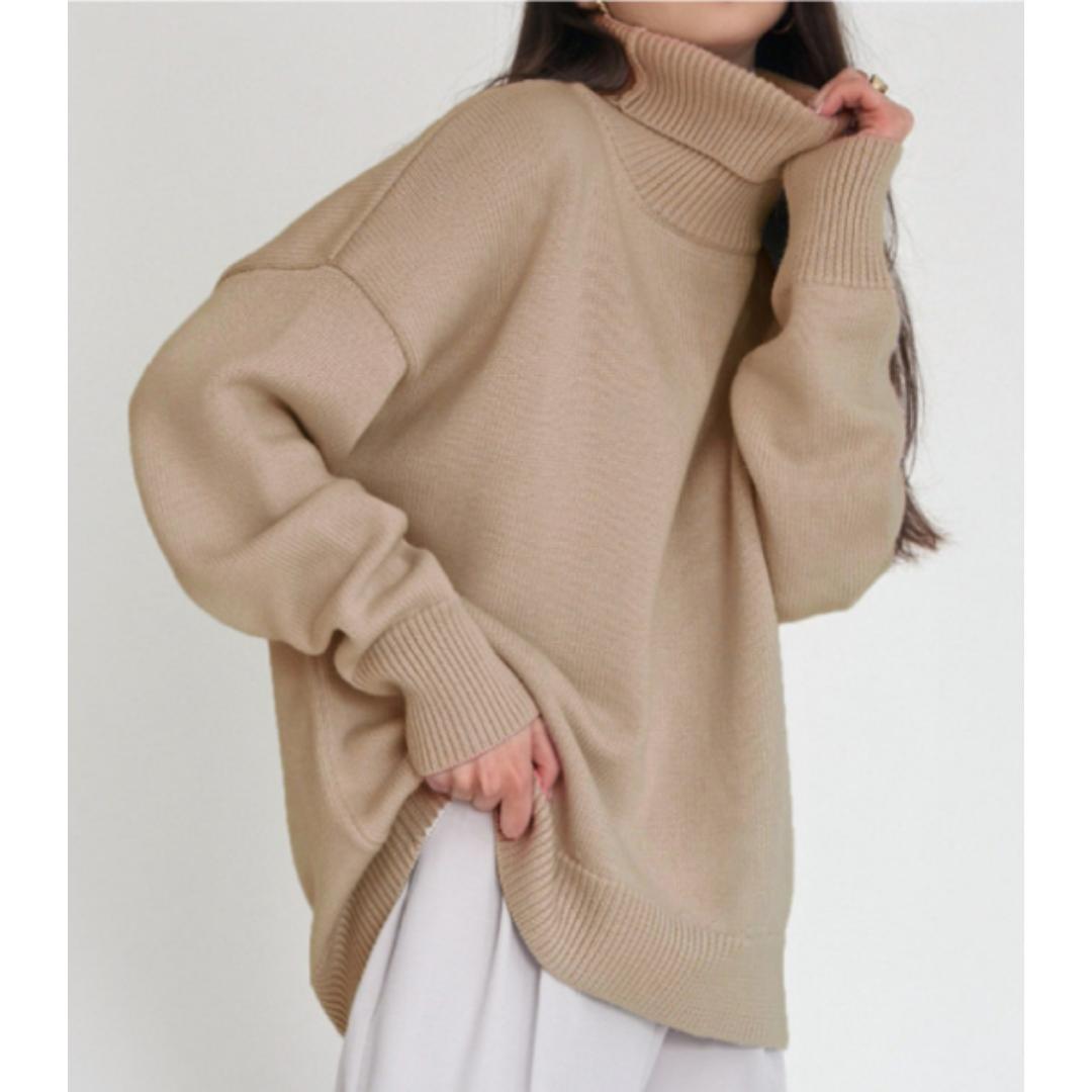 Klassischer Rollkragenpullover für Damen
