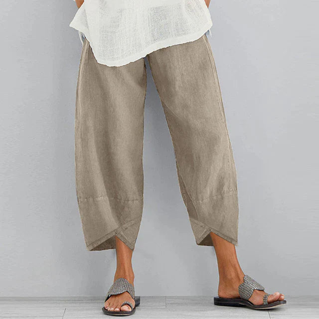 Freya - Lässige lockere Leinenhose