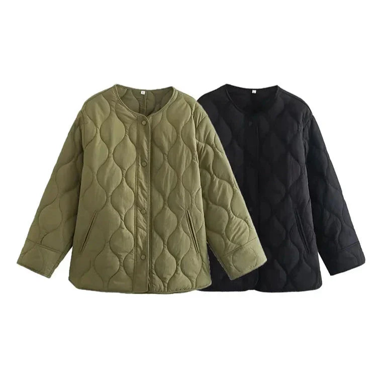 Weite Winterjacke für Damen