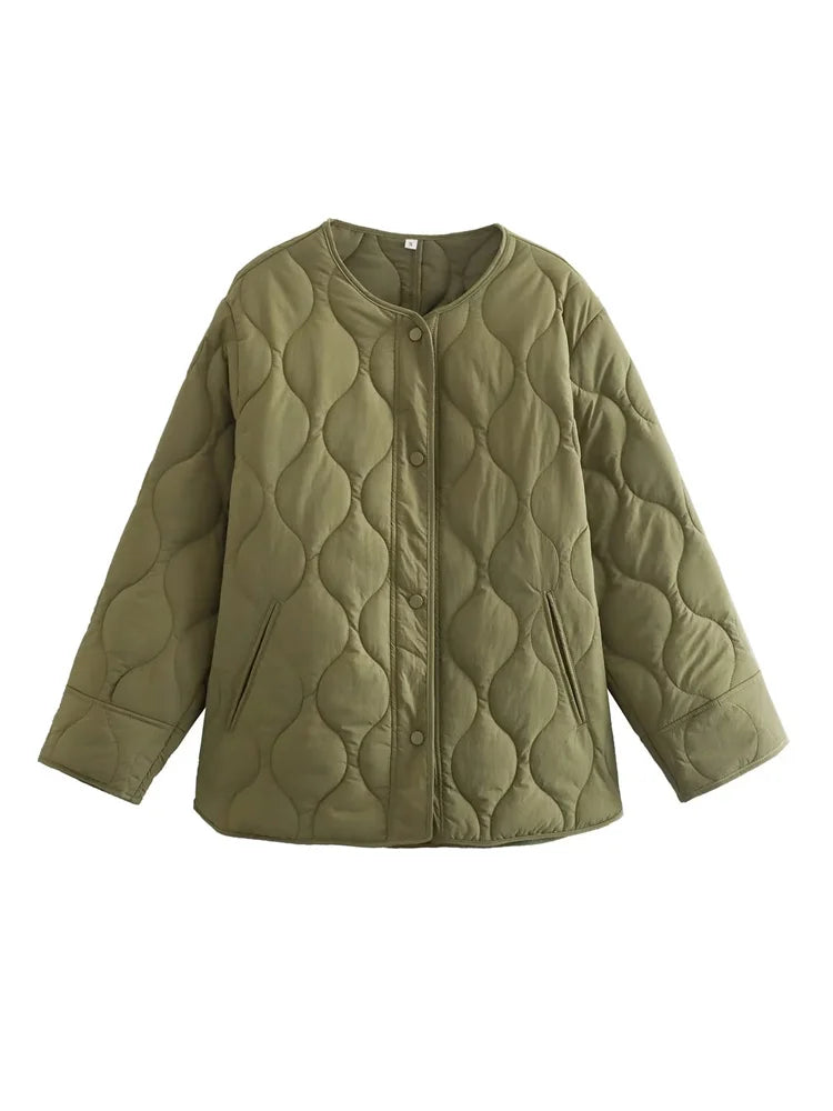 Weite Winterjacke für Damen