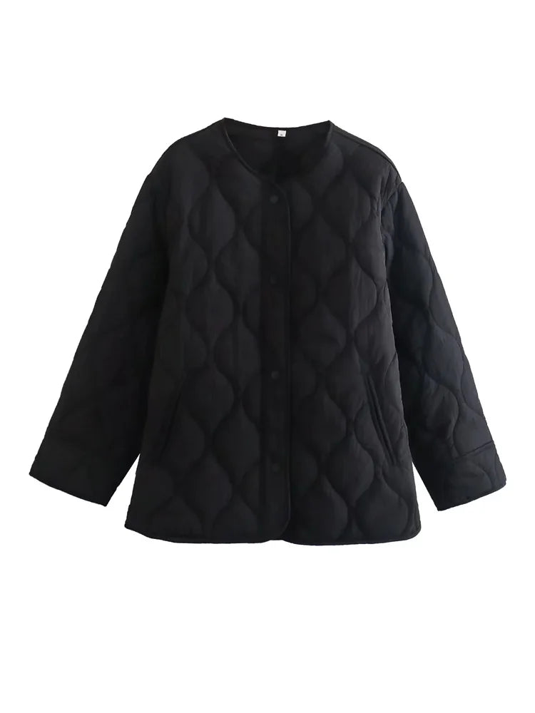 Weite Winterjacke für Damen