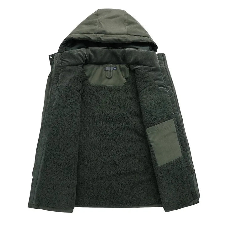 Robuste Herrenjacke mit warmem Innenfutter und stylischem Design