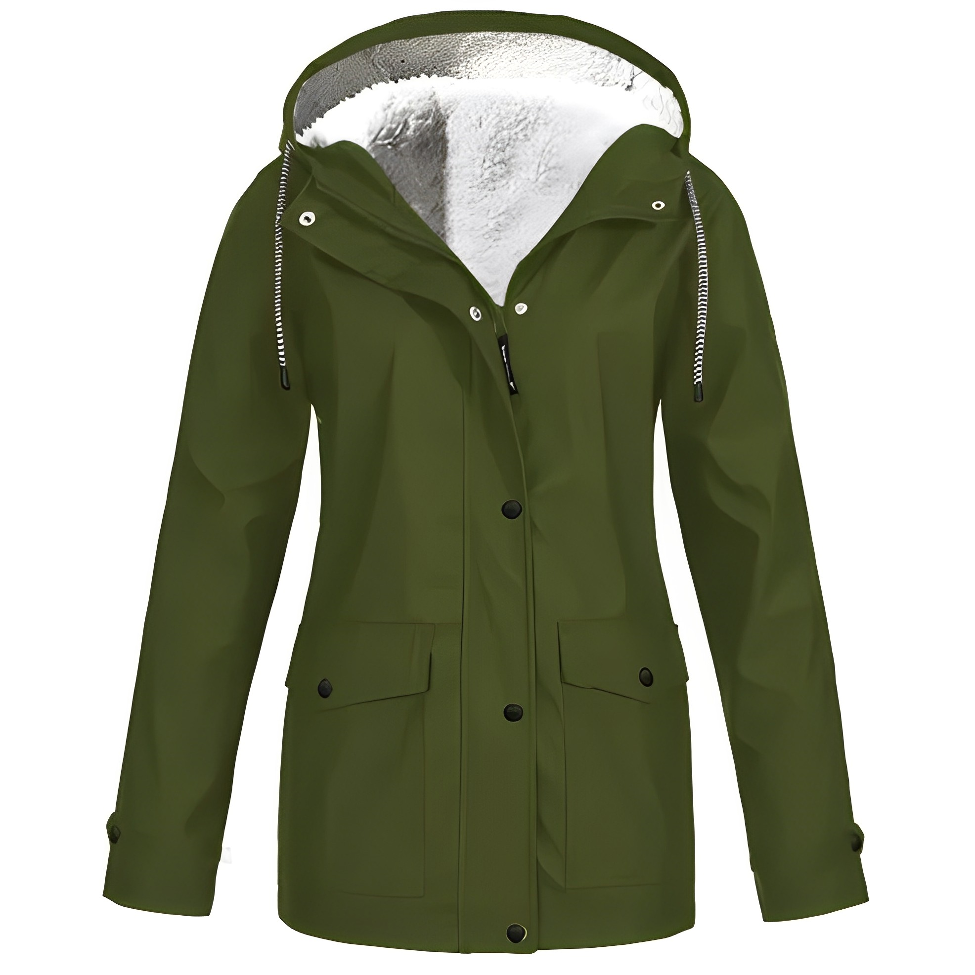 Laura | Stylische Fleece gefütterte Wärme Damenjacke