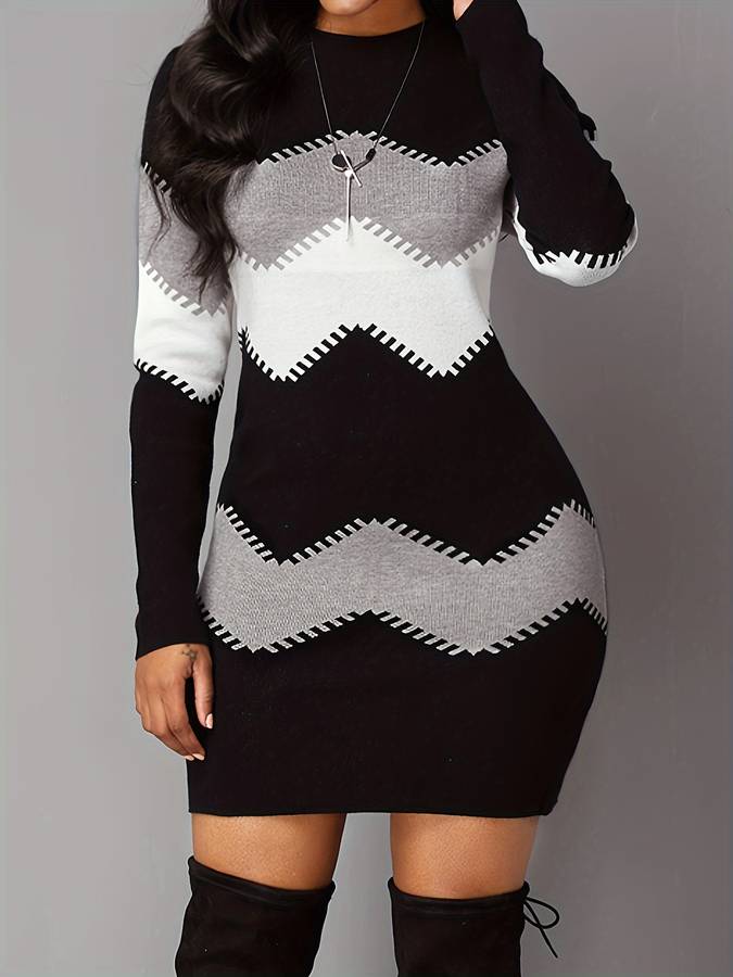 Willa- Strick-Minikleid für Frauen
