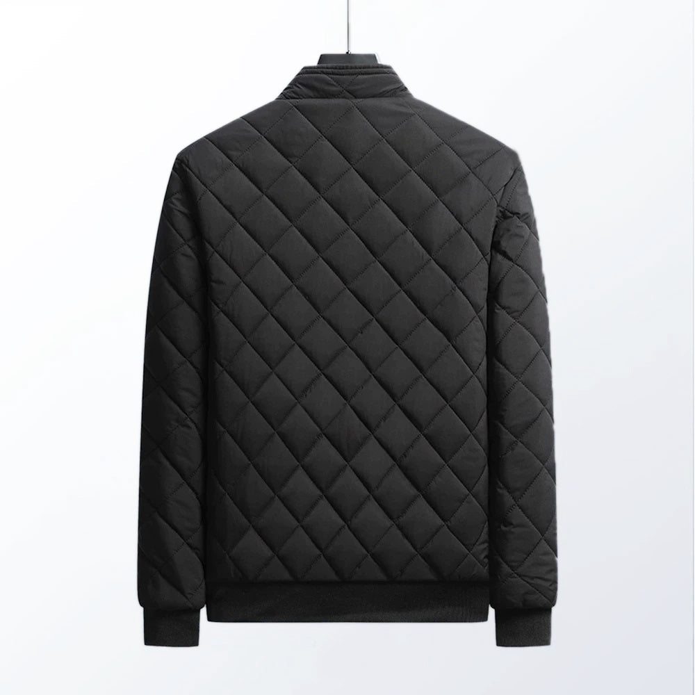 Roelof - Gesteppte Diamant-Winterbomberjacke
