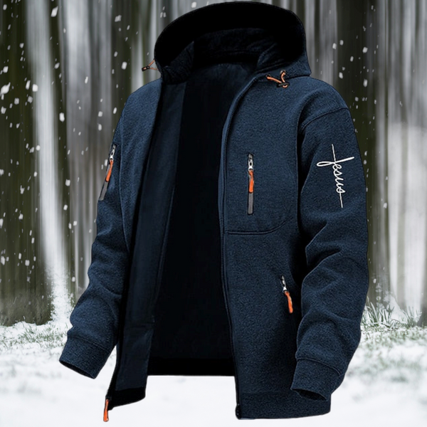 Simon - herrenjacke mit kapuze