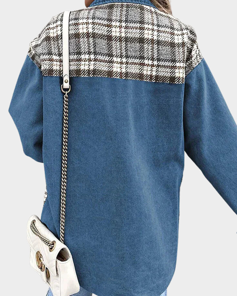 Luna - Trendiger Herbst Lässiger Denim Jacke für Damen