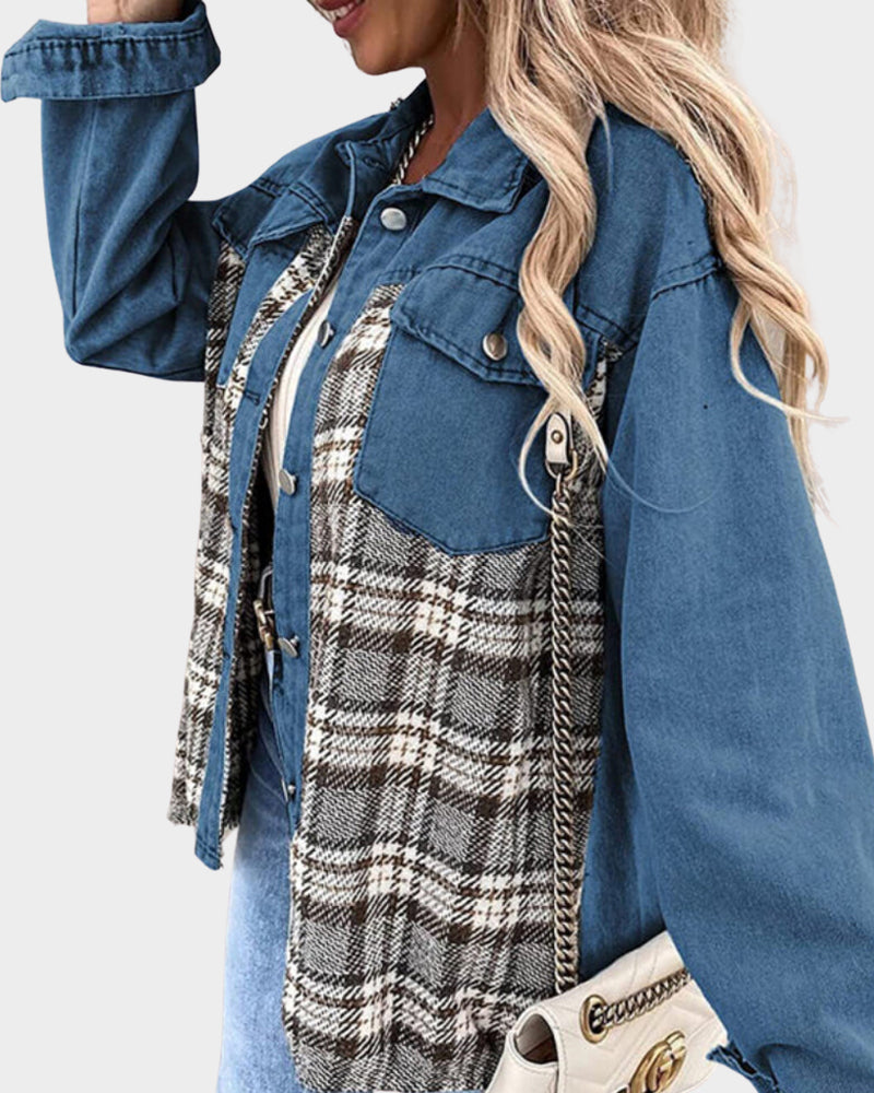 Luna - Trendiger Herbst Lässiger Denim Jacke für Damen