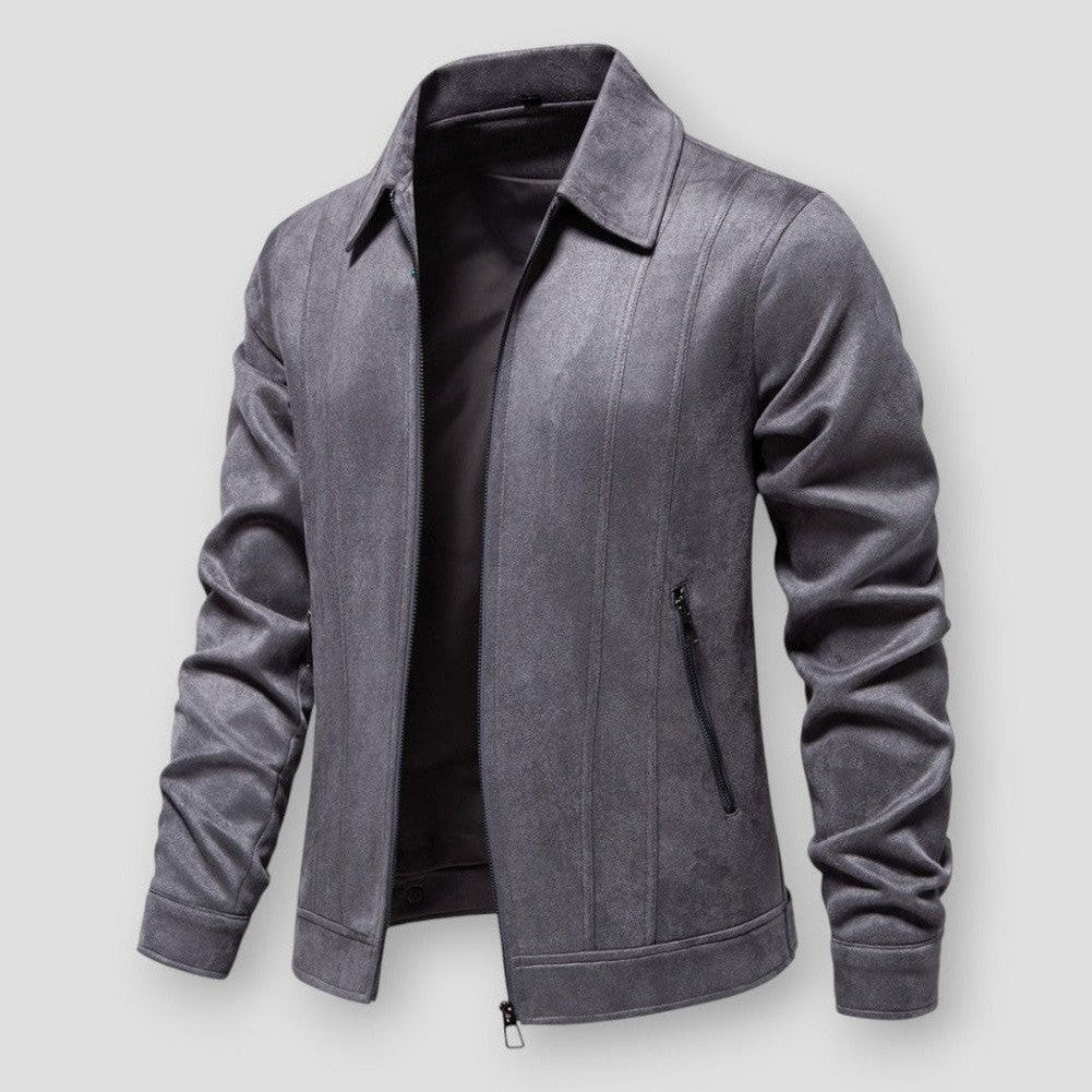 Charles - Klassische und Elegante Winter-Wildlederjacke für Herren