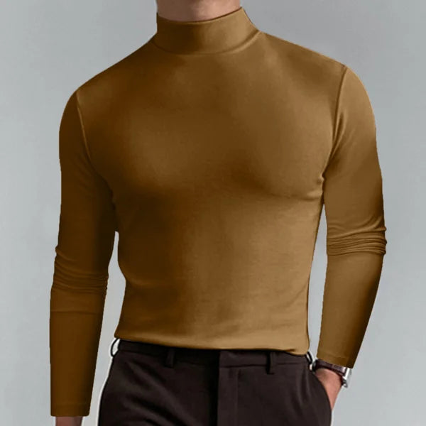 Claes | Slim Fit Hochtailliertes Langarm-T-Shirt für Männer