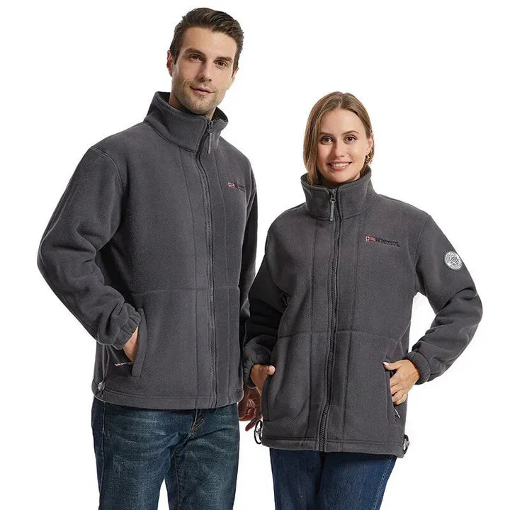 Winddichte und bequeme fleecejacke für herren
