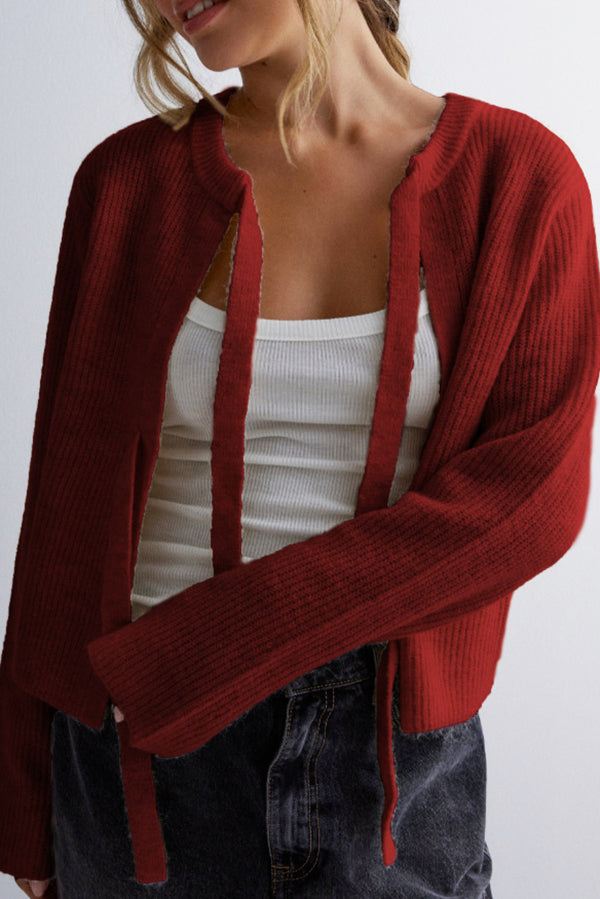 Vernice - Strick-Cardigan - Mit Doppelschleifen-Verschluss