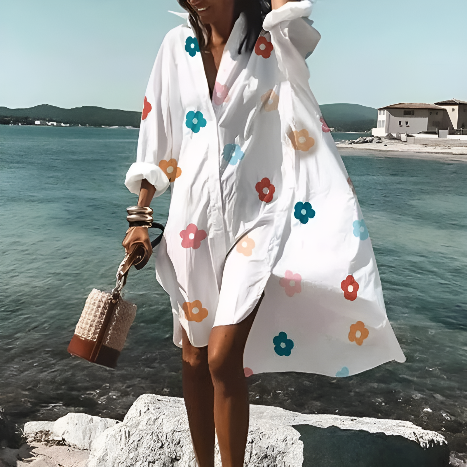 Zoe | Luftiges Sommer-Hemdblusenkleid