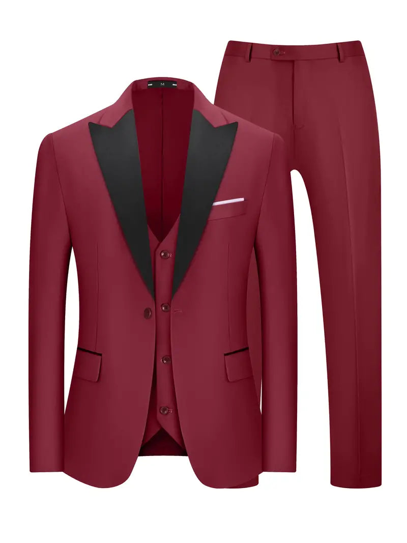 Formales 3-teiliges Anzug-Set für besondere Anlässe