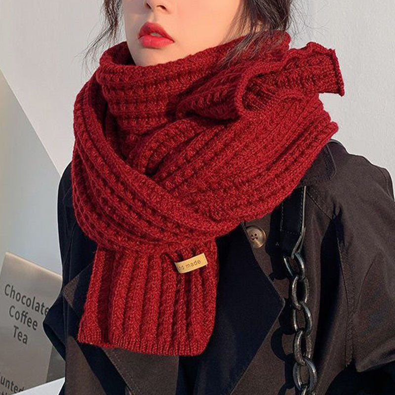 Maaria - Damen dicker gestrickter Wollschal
