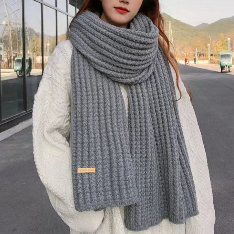 Maaria - Damen dicker gestrickter Wollschal