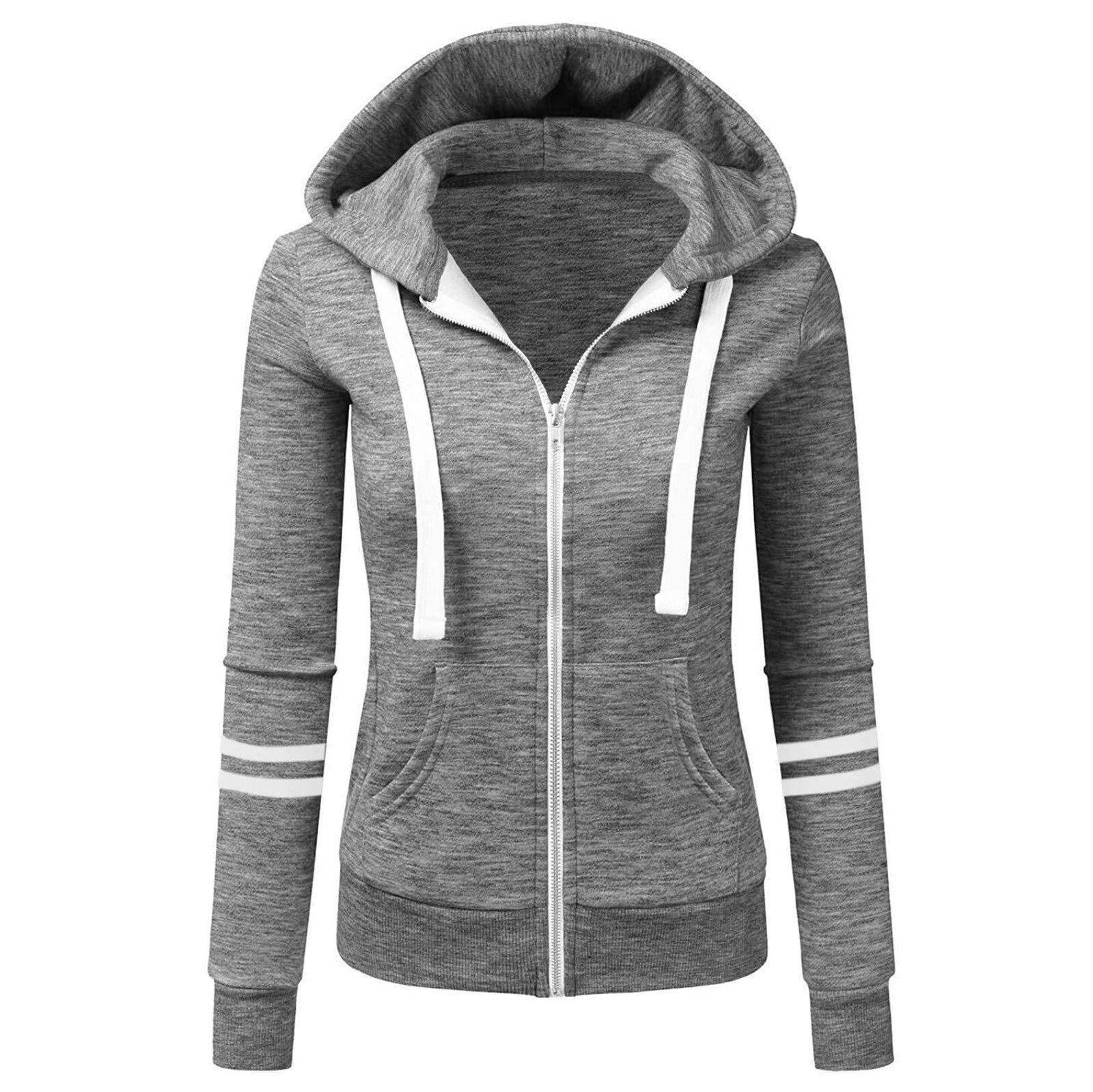 Adeline - Schicker und Schlanker Winter-Wollhoodie mit Reißverschluss für Damen