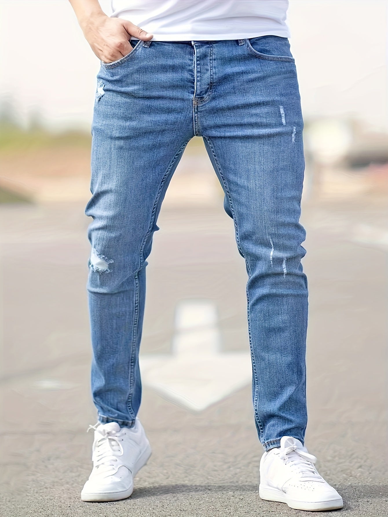 Klassische Taillierte Jeans