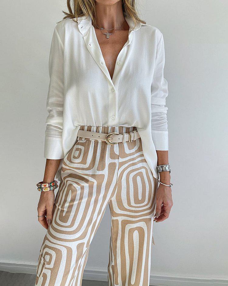 Zweiteiliges Basic Set mit langen Ärmeln