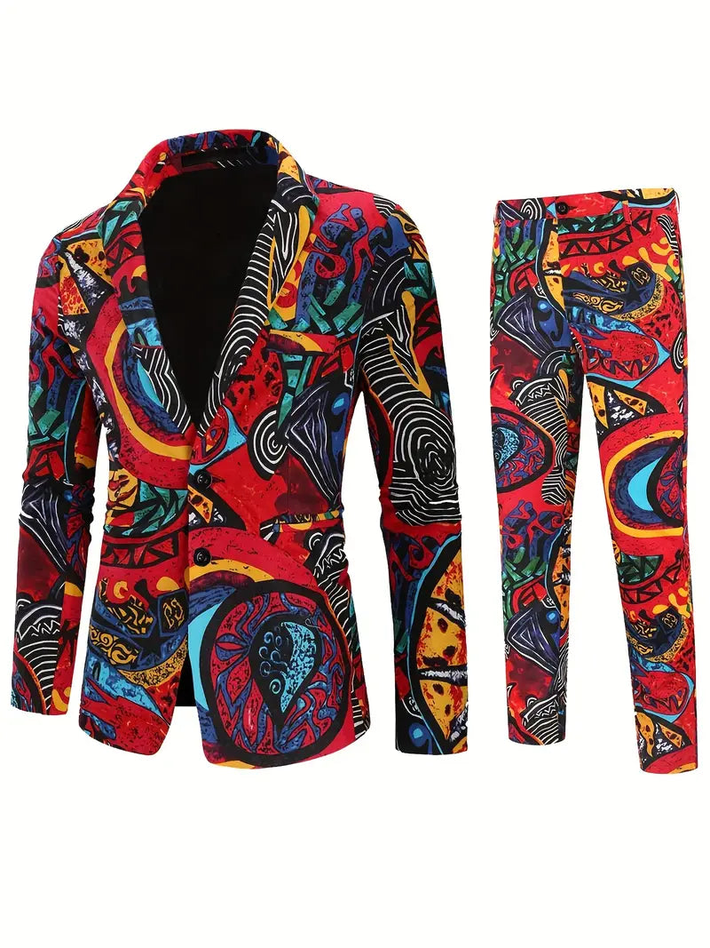 Blazer mit Revers und Hose Business-Anzug für legere Anlässe