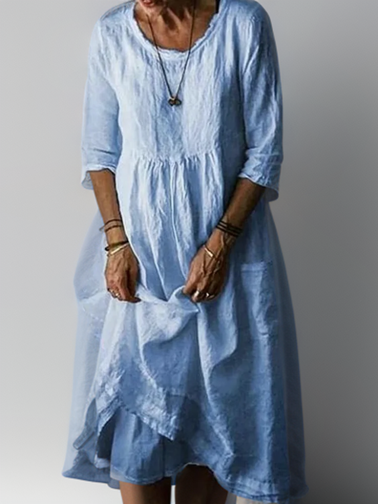 Agatha | Damen Leinen Kleid