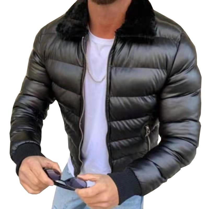 Wattierte Jacke mit Reißverschluss für Herren