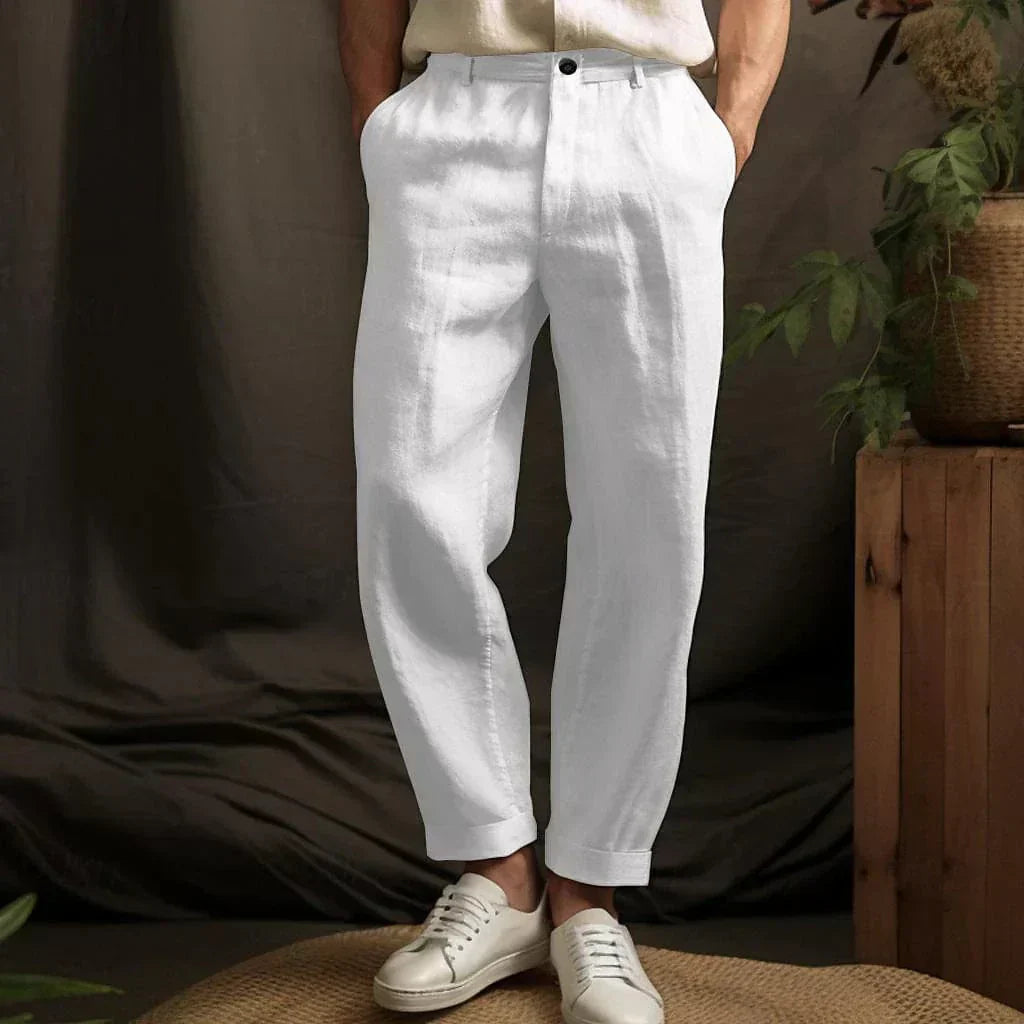 Lässige Leinenhose