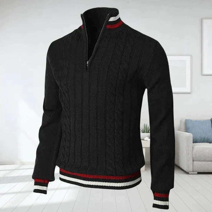 Henry - Stilvolle und Warme Casual Herbst Kabelstrickpullover für Herren