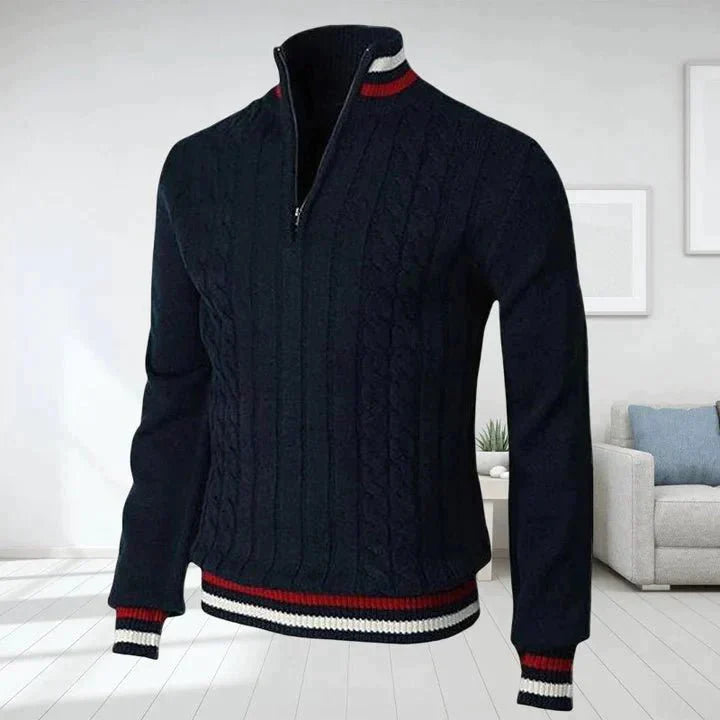 Henry - Stilvolle und Warme Casual Herbst Kabelstrickpullover für Herren