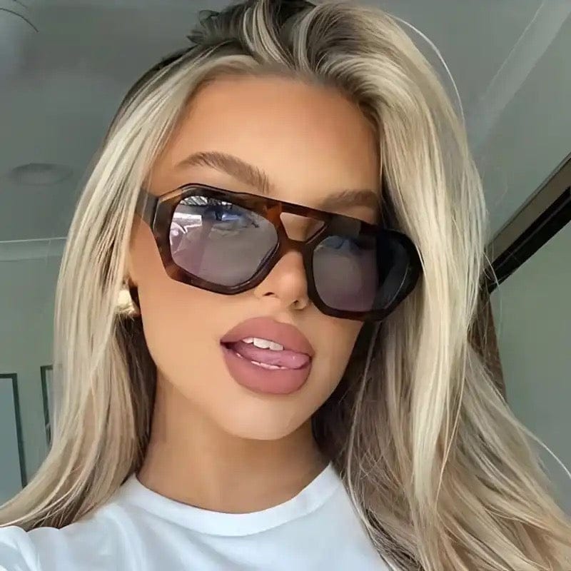 Loralee - Trendige Damen-Sonnenbrille mit großem Rahmen