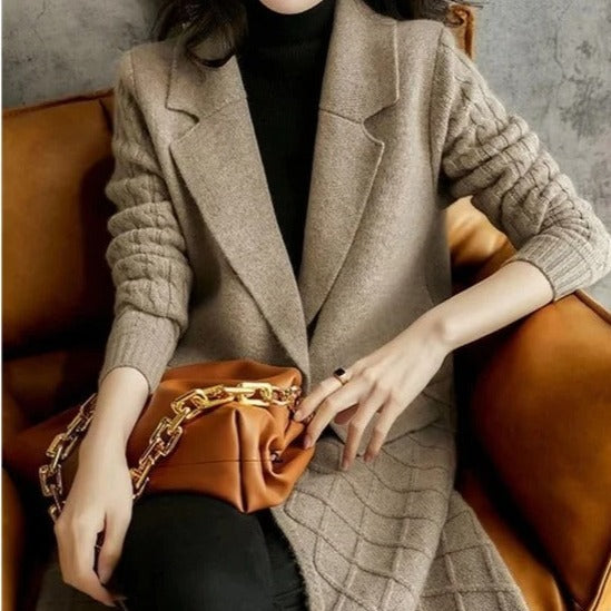 Elliana - Stilvolle und Bequeme Herbst Lange Strickjacke für Damen