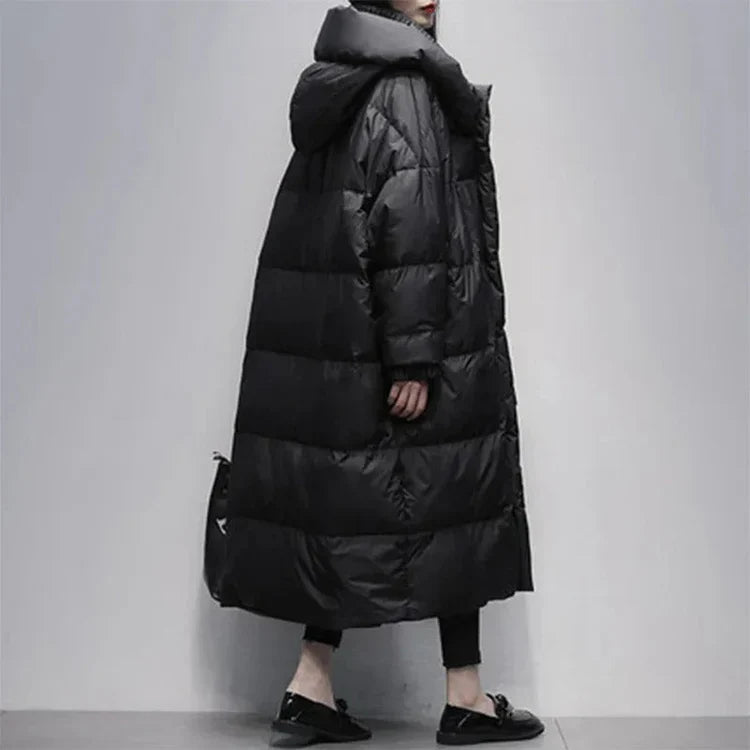 Giada | Elegantes langes Design Damen-Pufferjacke