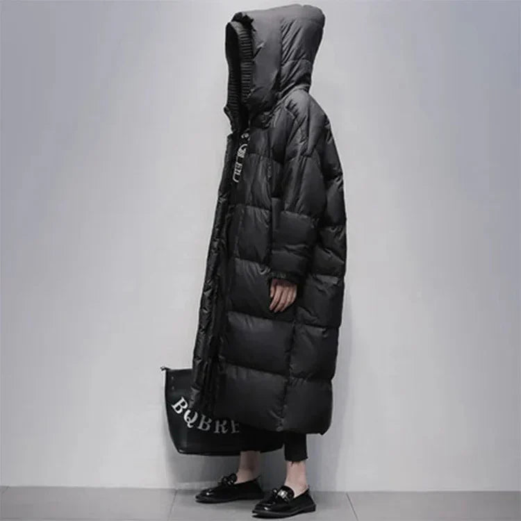 Giada | Elegantes langes Design Damen-Pufferjacke