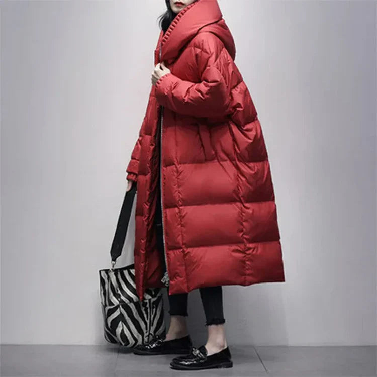Giada | Elegantes langes Design Damen-Pufferjacke