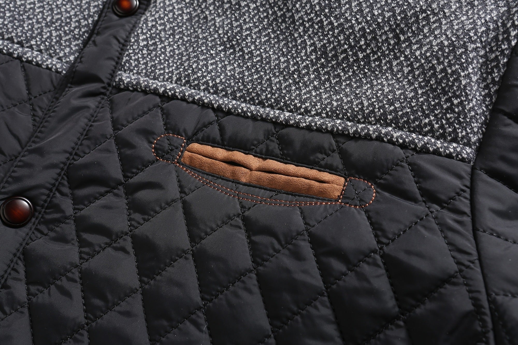 Winddichte wattierte Herrenjacke