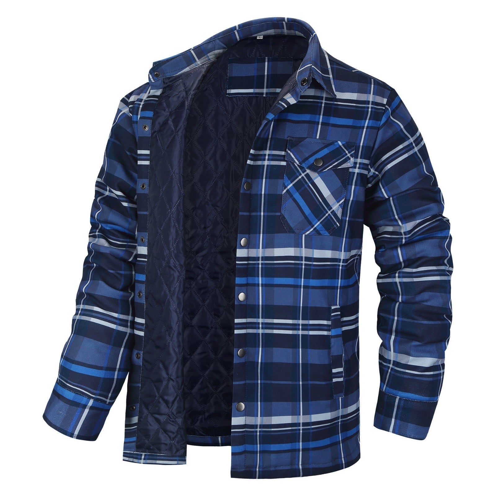 Henks Karierte Holzfällerjacke – Gefütterte Herrenjacke für Outdoor und Alltag