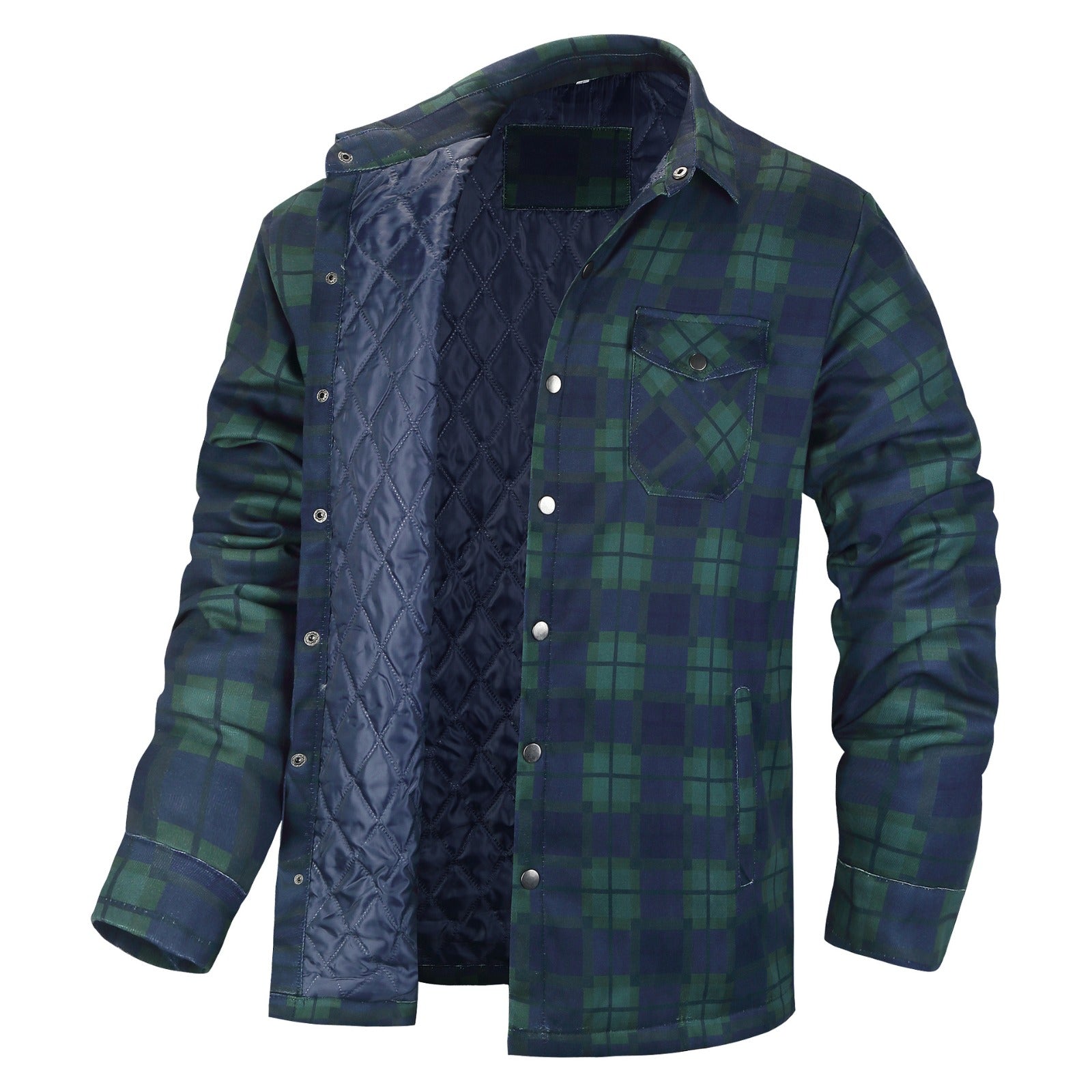 Henks Karierte Holzfällerjacke – Gefütterte Herrenjacke für Outdoor und Alltag