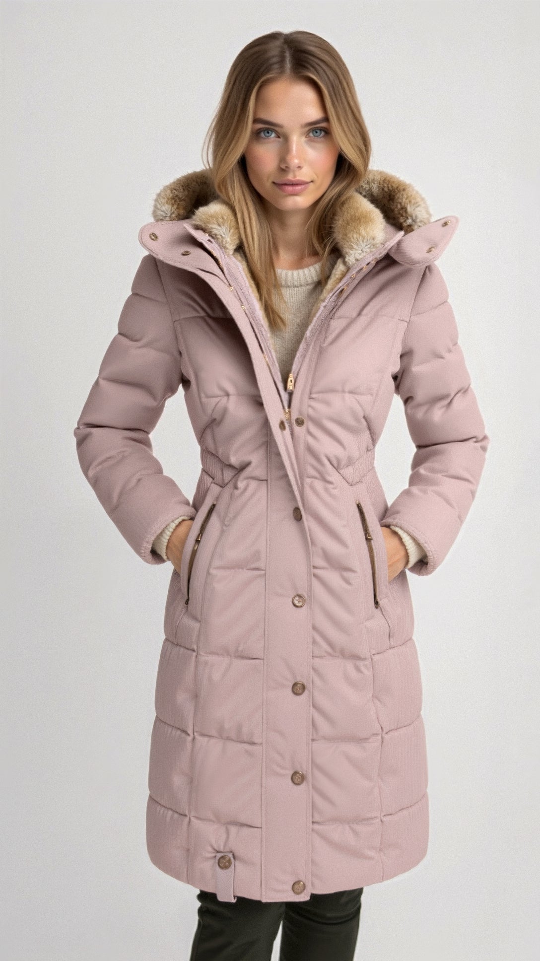 Cecilie Hooded Winter Coat